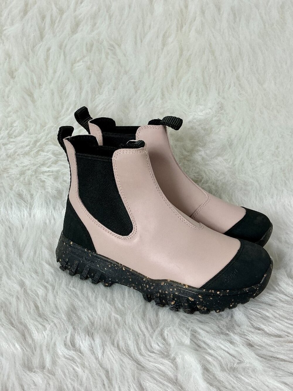 Woden Magda Track Waterproof Dry Rose Pink Chelsea Ankle Boots NWOT EU 37 US 5.5